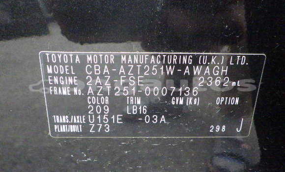 Buy Used Toyota Avensis Black Car in Port Moresby in National Capital District Buy Used Toyota Avensis Black Car in Port Moresby in National Capital District