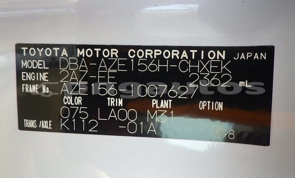 Buy Import Toyota Blade White Car in Port Moresby in National Capital District Buy Import Toyota Blade White Car in Port Moresby in National Capital District