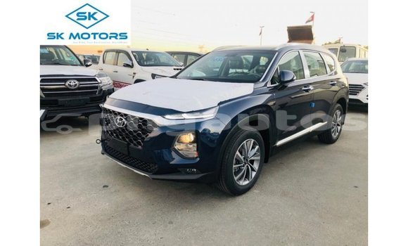 Buy Import Hyundai Santa Fe Blue Car in Import - Dubai in Enga
