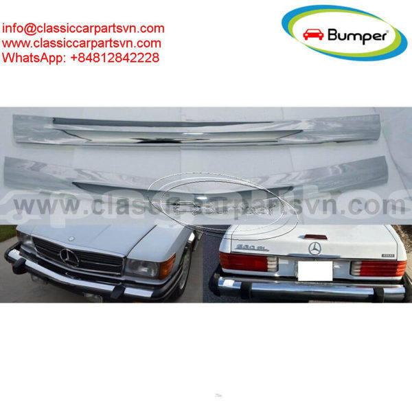 Big with watermark mercedes r107 c107 sl slc us style bumpers 1