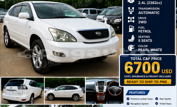 Buy Used Toyota Harrier White Car in Port Moresby in National Capital District Buy Used Toyota Harrier White Car in Port Moresby in National Capital District